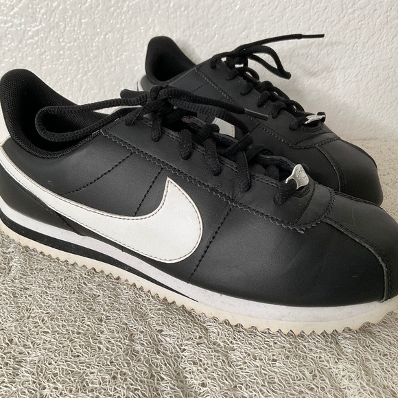 Nike Other - Nike Cortez 904764-001 black and white unisex Size 6 youth